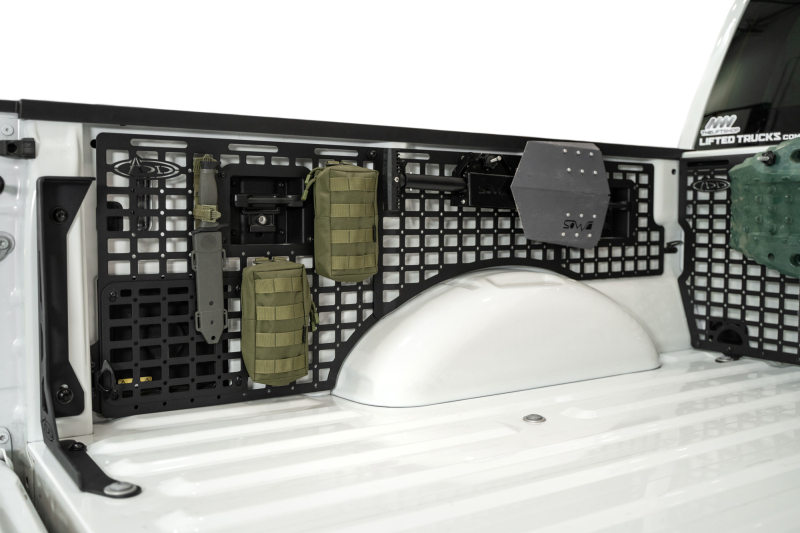 Ford F-150 Bed Side Molle Panels - Passenger Rear - Addictive Desert Designs - Hammer Black - `21-`25